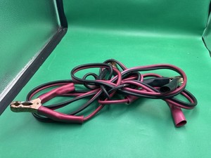  #N72- Used Heavy-Duty Jumper Cables with Clamps, Red/Black, Approx