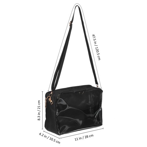 Transparent Baby Bag Man Woman Clear Crossbody Bags with Handles - Imagen 6 de 12
