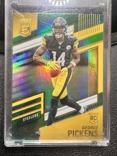 Panini 2022 Donruss Elite George Pickens #125 Rookie Steelers Football Card. rookie card picture