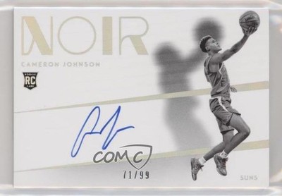 2019-20 Panini Noir Shadow Signatures 71/99 Cameron Johnson Rookie Auto RC uk2