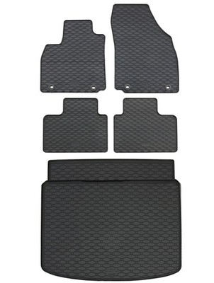 Gummi Fußmatten + Kofferraumwanne für MG ZS II ab 2024- im Set Gummimatten