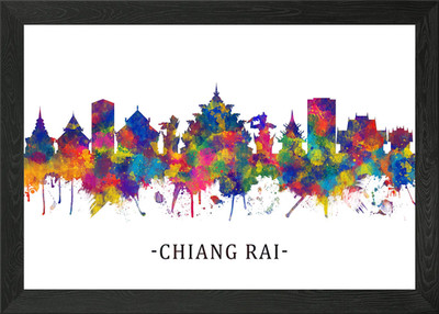 Chiang Rai Thailand Framed Wall Art Poster Canvas Print Picture