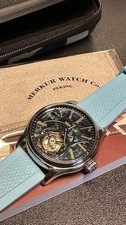 Merkur Tourbillion Mechanical Watch 42mm (Skeleton)