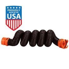 10' RV Sewer Hose Extension, 23 mi of Polyolefin, Black 39763 