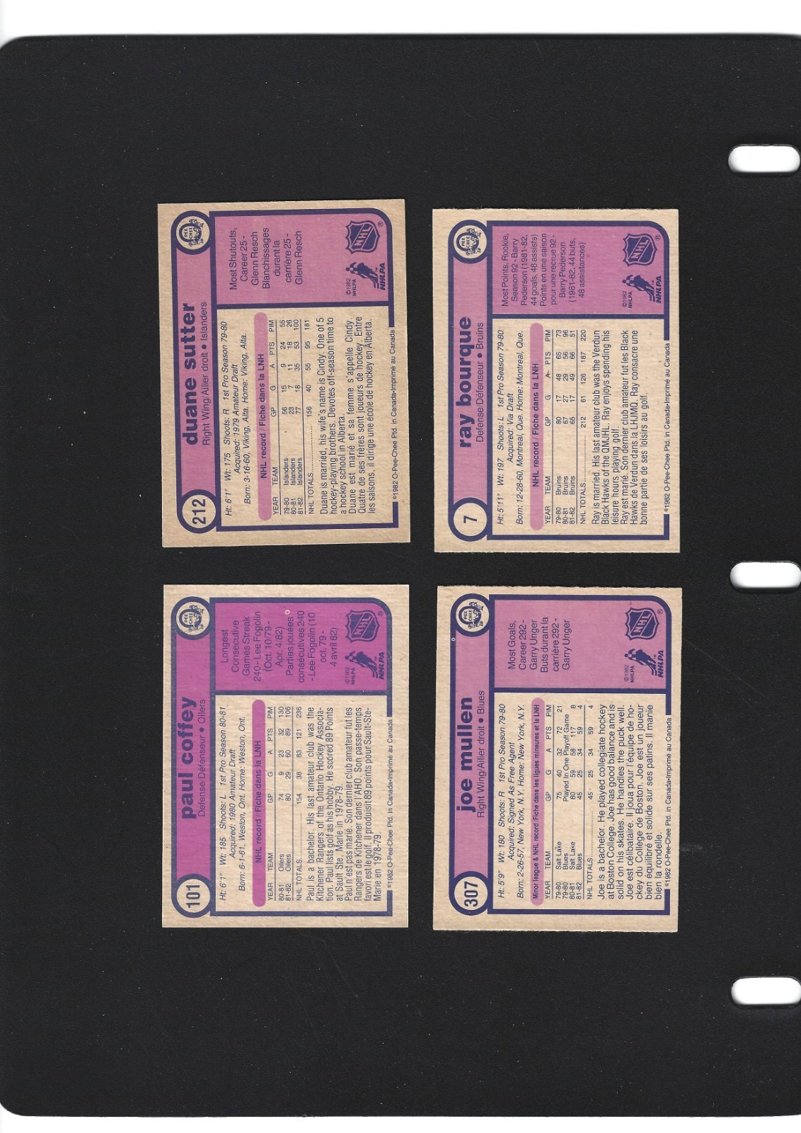 1982-83 O-PEE-CHEE HOCKEY COMPLETE SET (NM-NRMT) w/PSA 8 Gretzky's and Bourque view 15
