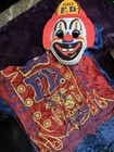 1950’s Vintage Clown Firefighter Halloween Costume with Mask Red Blue Yellow — photo 1