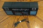 Panasonic RX-C36 Boombox Detachable Speakers Cassette Deck AM/FM Radio Black