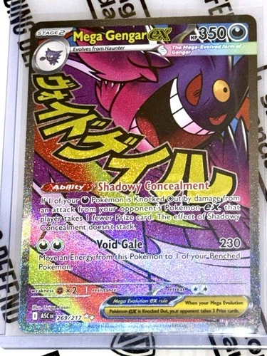 Mega Gengar EX 269/217 Secret Rare – NM/M – Potential PSA 10