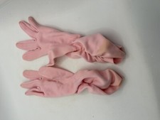 vintage Fownes gloves pink nylo evening wear 7 Scrunch