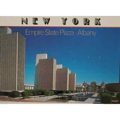 Empire State Plaza Albany New York Skyline Postcard