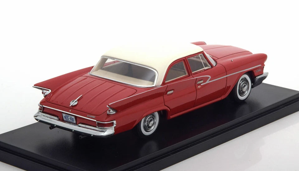  CHRYSLER NEWPORT SEDAN 1961 RED WHITE ROOF NEO 46460 1/43 RESINE  - Photo 3/3