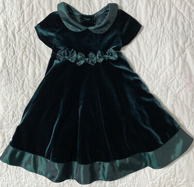 Infant Good Lad Green Velvet Christmas Party Dress, 24 months | eBay