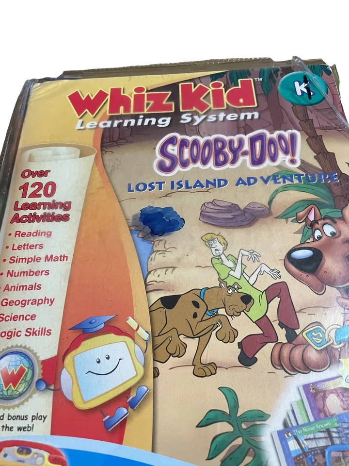 V-TECH WHIZ KID CD SET SCOOBY-DOO LOST ISLAND ADVENTURES 40 Different Learning  - Image 2 of 4