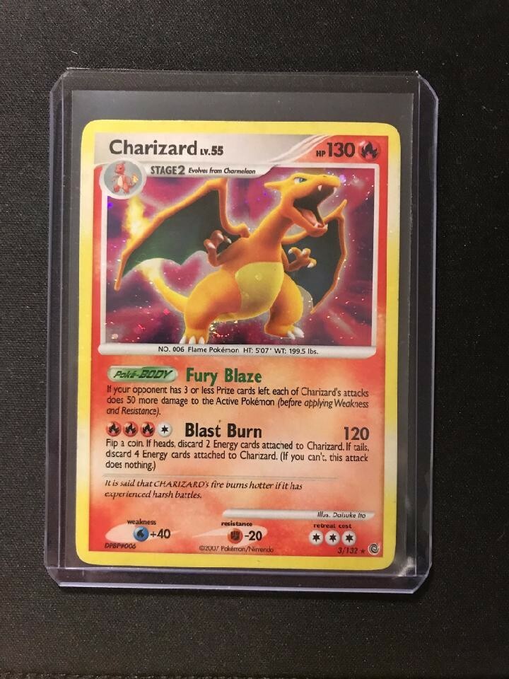 Charizard LV.55 Holo - 3/132 - Secret Wonders Set Pokemon Charizard LV.55 Holo - 3/132 - Secret Wonders Set Pokemon