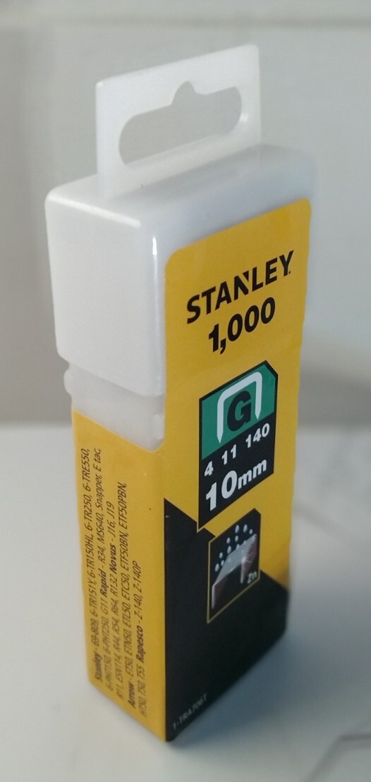 1000 Graffe Tipo G Stanley Da 10 Mm - Per Fissaggio Professionale, Acciaio Resistente - Foto 5