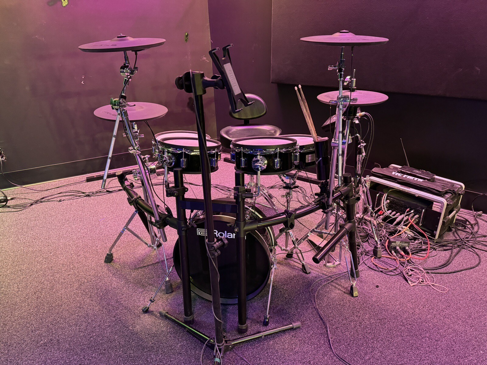 Roland VAD306 VDrums Acoustic Design Electronic Drum Set eBay