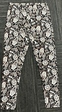 Women's Halloween Skull Leggings Ankle Length - Multiple Sizes Available 