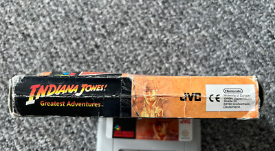 Indiana Jones Greatest Adventure - Super Nintendo SNES Nes Game