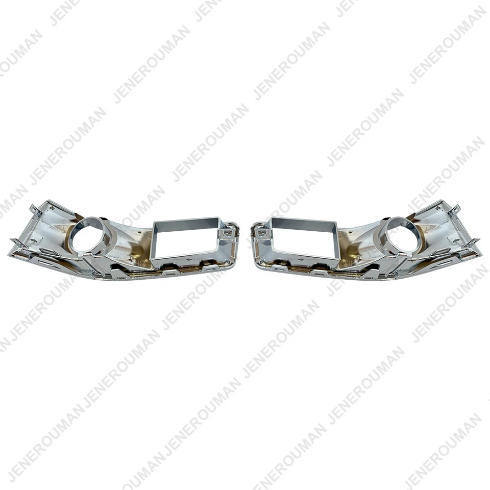 Pair Fog Light Trim Covers For 2008-13 Cadillac CTS Front Bumper Fog Light Bezel Foto 4 de 4