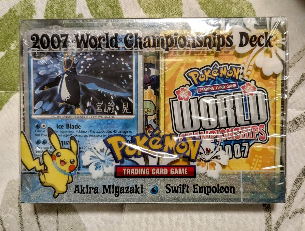 2007 Swift Empoleon Deck World Championship Pokemon New Akira