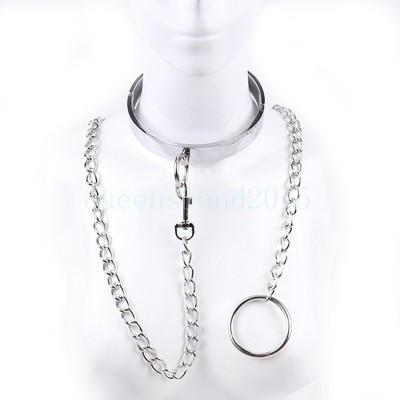 choker with chain leash