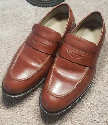 Johnston & Murphy Chestnut Leather Loafers Slip-Ons Made in Brazil. Johnston & Murphy | Shoes | Johnston Murphy Mens Tassel Slip  main image 2