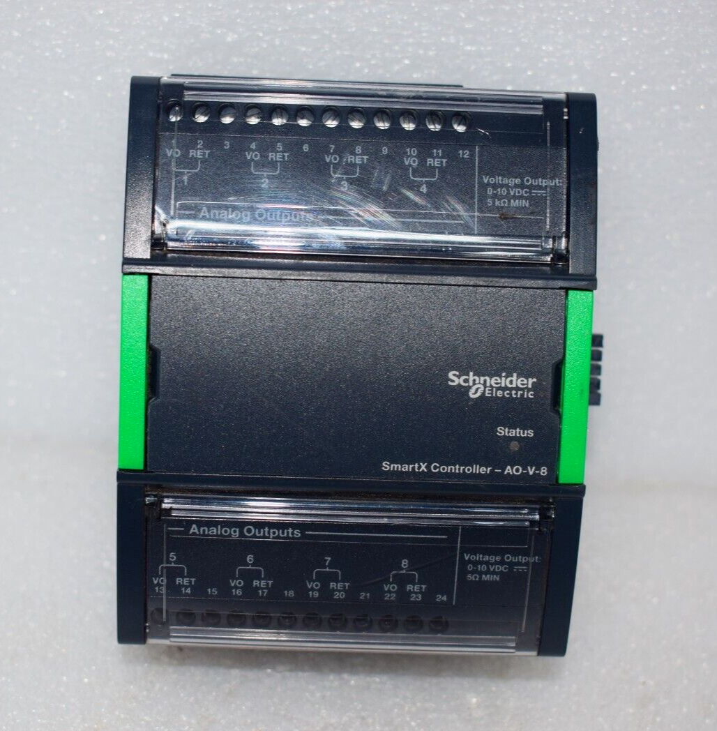 SCHNEIDER ELECTRIC Smartx Controller AO-V-8 I/O MODULE 24VDC