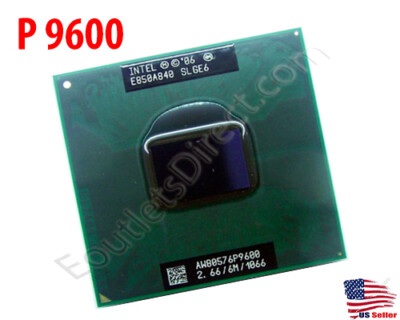 Laptop CPU Intel Core 2 Duo P9600 2.80G/6M/1066MHz Dual-Core Processor Socket P 