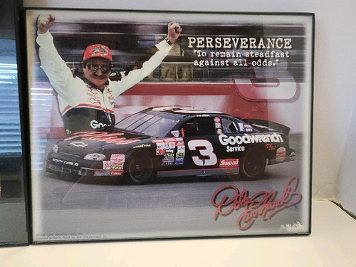 Menge 2 Dale Earnhardt 8x10 gerahmtes Auto Foto - Bild 3 von 4