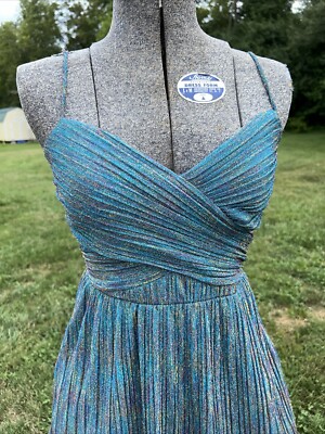 fairy city dress City Vibe Fairy Corp Whimsical Iridescent dress sparkling size5 Sweetheart Neck
