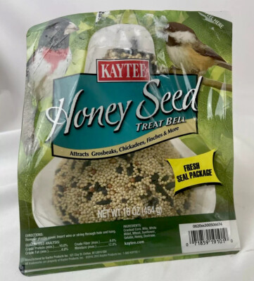 Kaytee HONEY Wild Bird Seeds TREAT BELL 1 lb. Assorted Species Millet ...