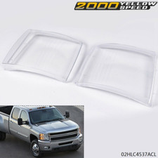 Fit For 07-14 Silverado Headlight Replacement Lamp Cover Extra Clearheavy Duty