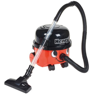 Neu Casdon Little Henry Spielzeug Staubsauger Hoover Working Saugnapf Und Klänge