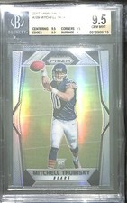 2017 Panini Prizm Rookie Silver Prizm #209 Mitchell Trubisky BGS 9.5