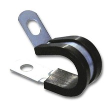 Image of Wot-Nots Rubber Lined P Clips - 9mm - Pack of 2