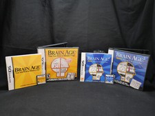 Nintendo DS Brain Age 2 Challenge Games Complete in Box Tested Work Lot of 2