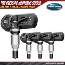 4x 315MHz TPMS Tire Pressure Monitoring Sensor for Ford F-150 09-14 Escape Focus