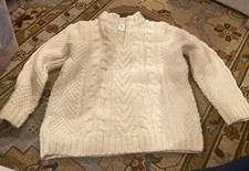Hanna Anderson White Sweater- Size 120 or US 6/7