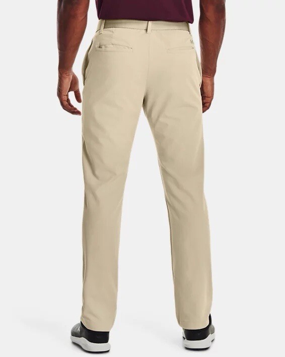 Size 30X34- Under Armour Men's UA Storm Repel Golf Tapered Pants, Khaki Base. image 2