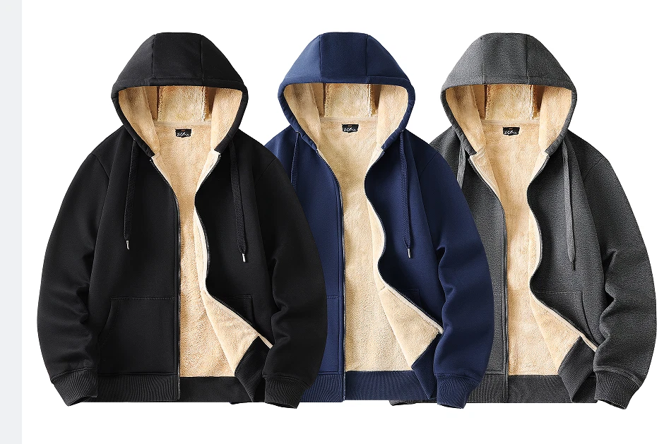 Mens Fleece Fur Bomber Hooded Jacket Coat Zip Warm Hoodie Sweatshirt S-8XL SIZES
Opens in a new wind