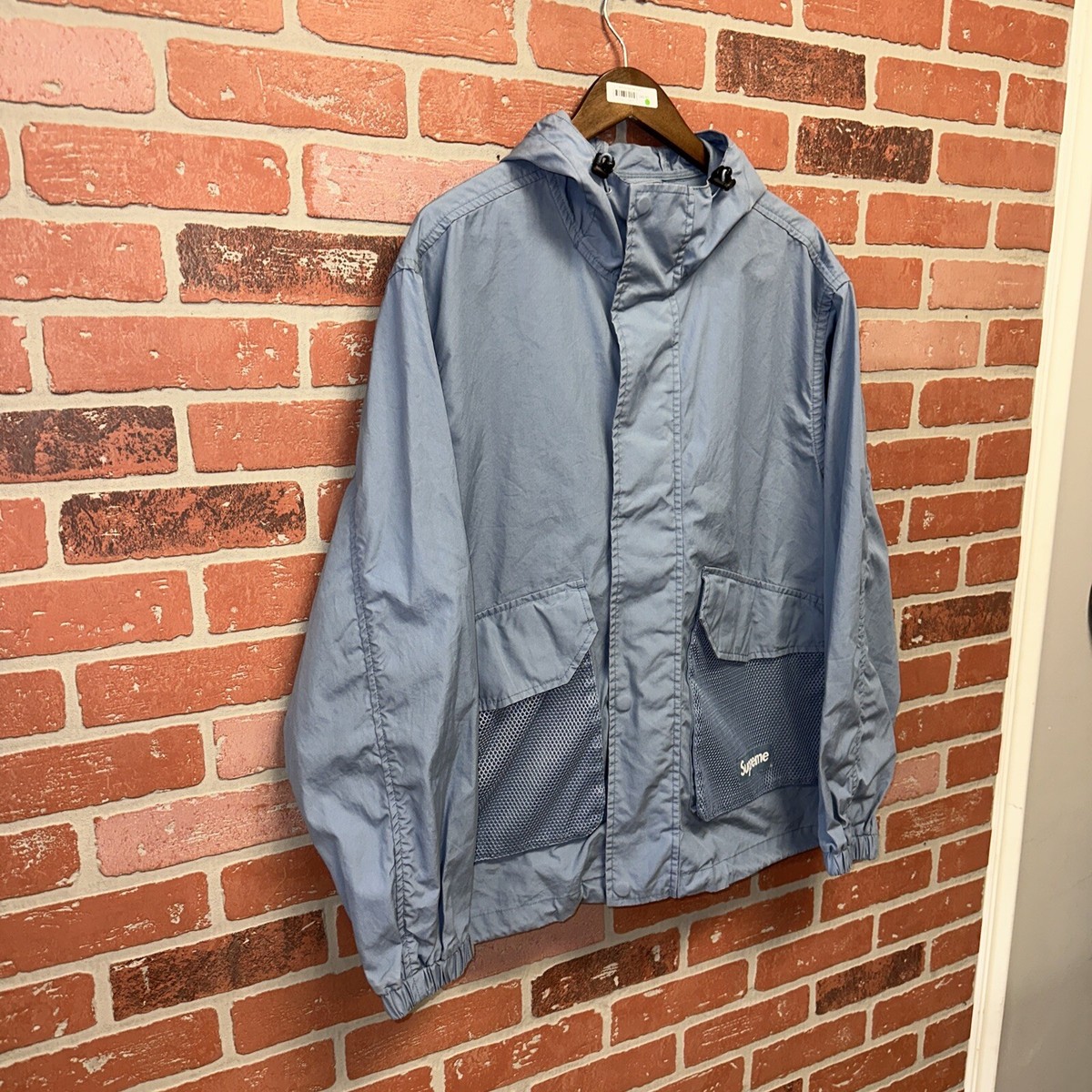 Supreme - Mesh Pocket Cargo Jacket M 水色 Mesh Pocket Cargo