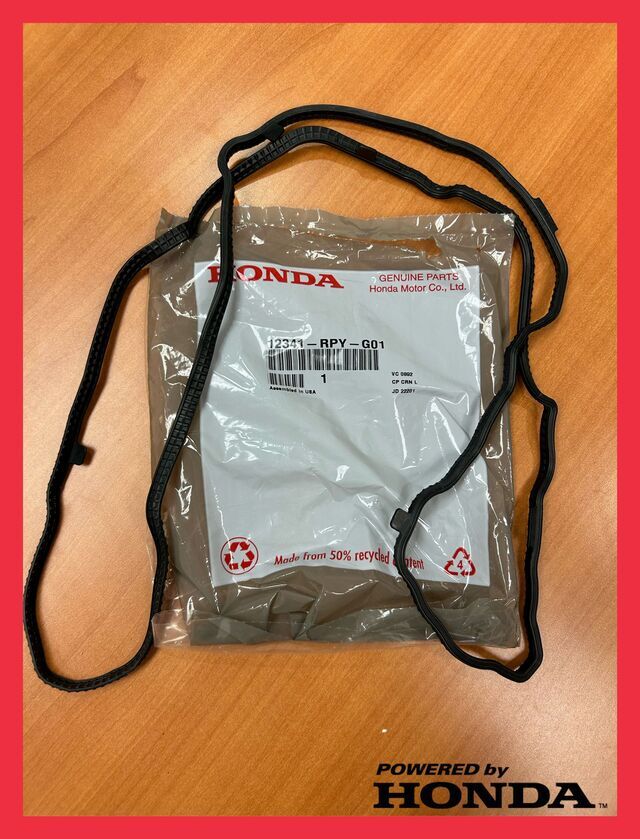 Genuine Honda Gasket Head Cover (A) 12341RPYG01 eBay