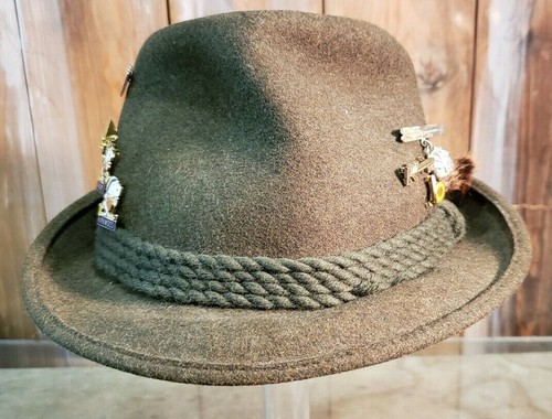 Vintage Hat Fedora / Alpine Bavarian 