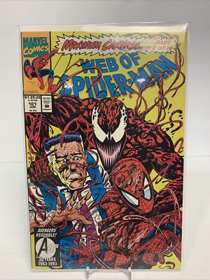 Web of Spider Man #101 Maximum Carnage Part 2 of 14 Venom 1993 Marvel