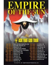 Poster Empire Of The Sun Ask That God Tour 2025 Poster, gift for fans