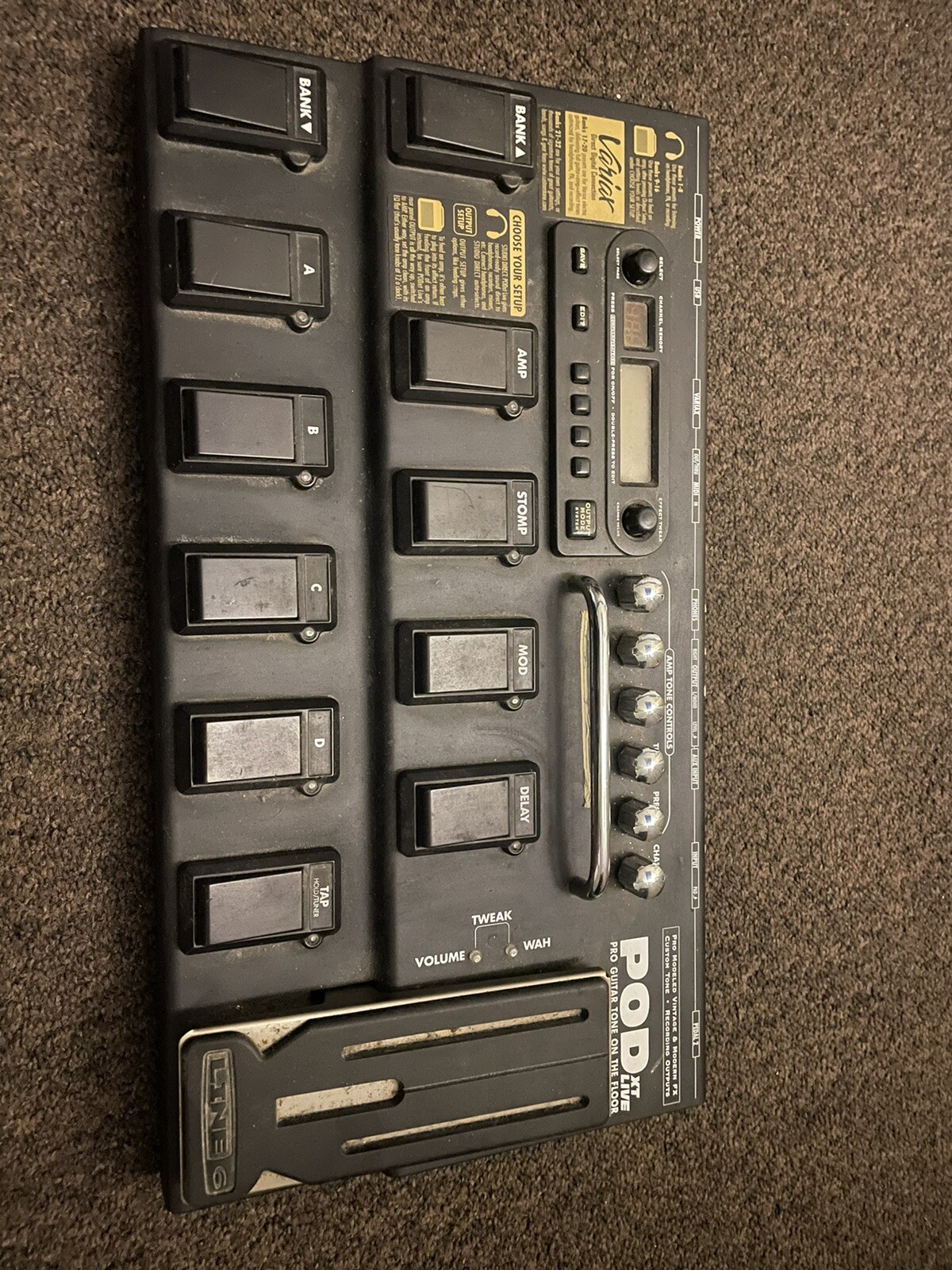 Line 6 Pod XT Live Guitar Multi Effects Pedal Board eBay