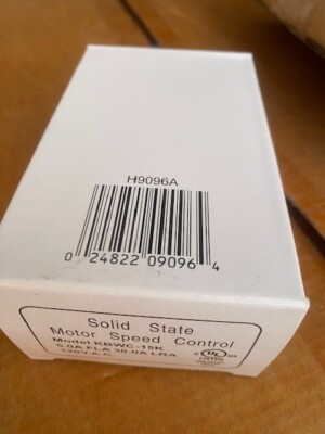 KB ELECTRONICS KBWC-15K SOLID STATE MOTOR CONTROL SPEED SWITCH (NEW)