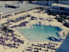 8mm Film Americana Hotel Miami 1960s Home Movie Florida Pool Views Grounds