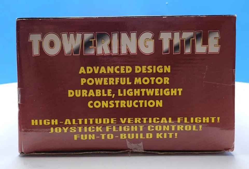 Vintage Towering Title Radio Control Vertical Flying Rocket - New/Sealed - Image 4 of 4