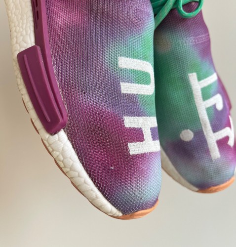 Pharrell Adidas NMD Human Race Trail Holi Festival Sneakers - Picture 3 of 16